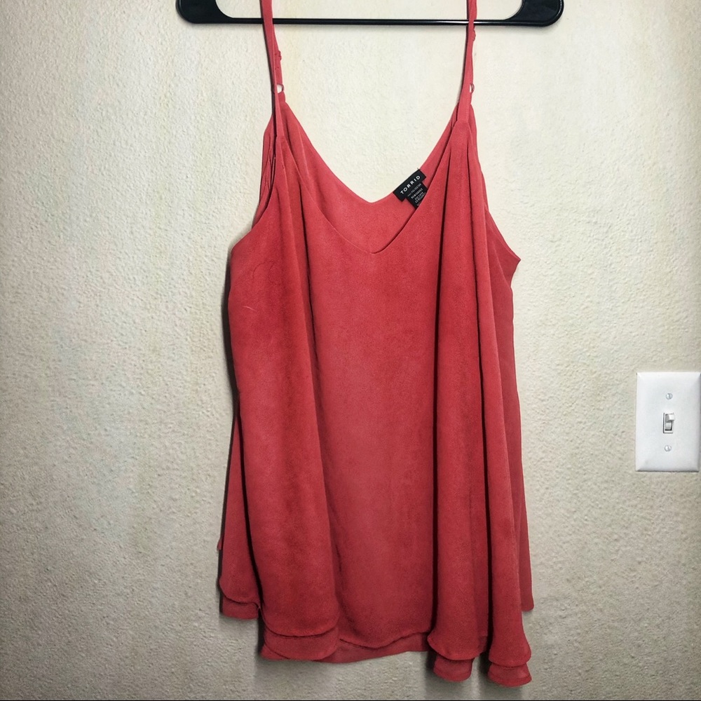Torrid Plus Size Double Layered Chiffon Tank Size 1/1X